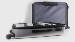 Couvercle amovible de la valise contenant le videoprojecteur interactif