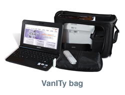 videoprojecteur interactif mobile VanITy bag